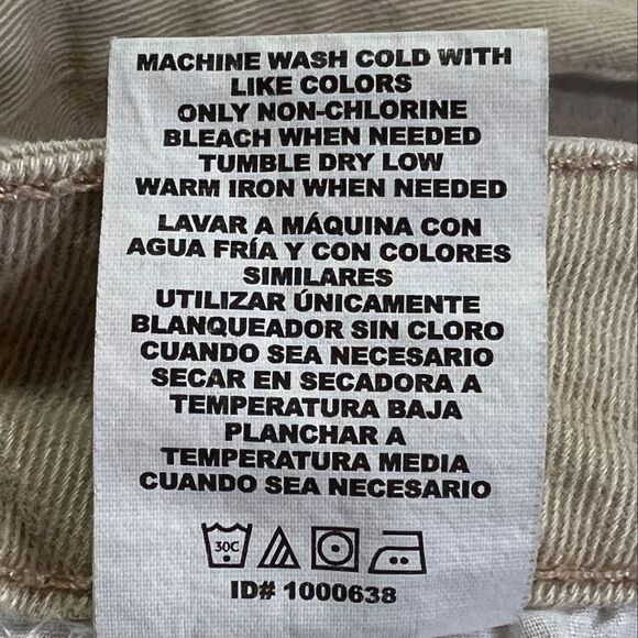 JMS Plus Size Straight Tan Jeans 24WS Stretch 27" Inseam - Picture 7 of 10